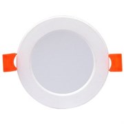 Ecola LED downlight встраив.1011 Круглый даунлайт с драйвером внутри  6W 220V 2700K 90x25 DKRW60ELC