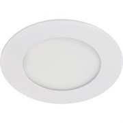 Ecola LED downlight встраив.1021 Круглый даунлайт с драйвером  4W 220V 2700K 85x20 DRRW40ELC