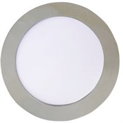 Ecola LED downlight встраив.1021 Круглый даунлайт с драйвером  9W Хром 220V 4200K 145x20 DCRV90ELC