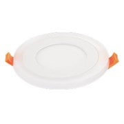 Ecola LED downlight встраив.1041 Круглый даунлайт с драйвером с подсветкой  6(3+3)W 220V 4200K / Blue Синяя 105x20 DBRV60ELC