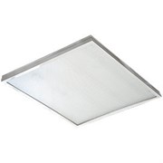 Ecola LED panel универс. (без ступеньки) панель с  драйвером внутри 36W 220V 4200K Призма 595x595x19 PNVK36ELC