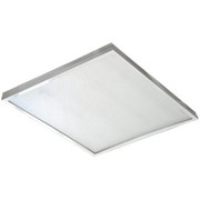 Ecola LED panel универс. (без ступеньки) панель с  драйвером внутри 36W 220V 6500K Призма 595x595x19 PNDK36ELC