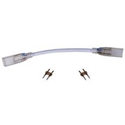 Ecola LED strip 220V connector гибкий соединитель лента-лента 2-х конт с разъемами для ленты IP68 12x7 SCVN12ESB