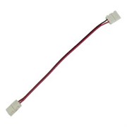 Ecola LED strip connector соед. кабель с двумя 2-х конт. зажимными разъемами  8mm 15 см. уп. 3 шт. SC28C2ESB