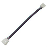 Ecola LED strip connector соед. кабель с двумя 4-х конт. зажимными разъемами 10mm 15 см. уп. 3 шт. SC41C2ESB