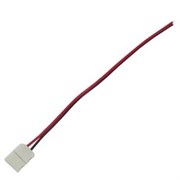 Ecola LED strip connector соед. кабель с одним 2-х конт. зажимным разъемом  8mm 15 см. уп. 3 шт. SC28C1ESB