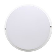 Ecola LED ДПП светильник Круг накладной IP65 матовый белый 12W 220V 4200K 140x40 DPRV12ELC