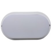 Ecola LED ДПП светильник Овал накладной IP65 матовый белый 12W 220V 4200K 160x90x40 DPLV12ELC