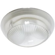 Ecola Light GX53 LED ДПП (DPP) 03-18 светильник "Сириус" Круг накладной IP65 3*GX53 прозрачный белый 280х280х90 TS53T3ECR