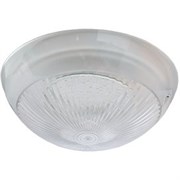 Ecola Light GX53 LED ДПП 03-60-1 светильник "Сириус" Круг накладной IP65 1*GX53 прозрачный белый 220х220х100 TP53T1ECR