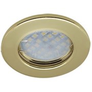 Ecola Light MR16 DL90 GU5.3 Светильник встр. плоский Золото 30x80 - 2pack (кd74) FG1621EFY