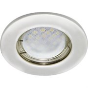 Ecola Light MR16 DL90 GU5.3 Светильник встр. плоский Перламутровое серебро 30x80 - 2pack (кd74) FP1621EFY