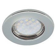 Ecola Light MR16 DL90 GU5.3 Светильник встр. плоский Хром 30x80 - 2pack (кd74) FC1621EFY