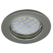 Ecola Light MR16 DL90 GU5.3 Светильник встр. плоский Черный Хром 30x80 (кd74) FM1611EFY