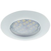 Ecola Light MR16 DL92 GU5.3 Светильник встр. выпуклый Белый 30x80 (кd74) FW1612EFY