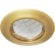 Ecola Light MR16 DL92 GU5.3 Светильник встр. выпуклый Перламутровое золото 30x80 (кd74) FN1612EFY