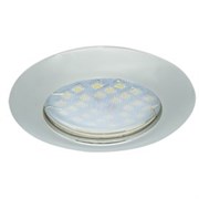 Ecola Light MR16 DL92 GU5.3 Светильник встр. выпуклый Хром 30x80 (кd74) FC1612EFY