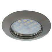 Ecola Light MR16 DL92 GU5.3 Светильник встр. выпуклый Черный Хром 30x80 (кd74) FM1612EFY