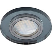 Ecola MR16 DL1650 GU5.3 Glass Стекло Круг Черный / Черный хром 25x95 (кd74) FB1650EFF