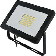 Ecola Projector  LED  30,0W 220V 4200K IP65 Светодиодный Прожектор тонкий Черный 140x100x25 JPBV30ELB