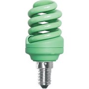 Ecola Spiral Color 12W 220V E14 Green Зеленый 95x43 Z4CG12ECB