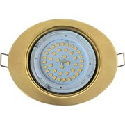 Ecola GX53 FT3238 светильник встр. без рефл. Эллипс золото 41x126x106 (к+) FG53ELECB