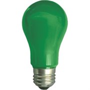 Ecola classic   LED color  8,0W A55 220V E27 Green Зеленая 360° (композит) 108x55 K7CG80ELY