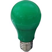 Ecola classic   LED color 12,0W A60 220V E27 Green Зеленая 360° (композит) 110x60 K7CG12ELY