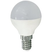 Ecola globe   LED  5,4W G45  220V E14 2700K шар (композит) 82x45 K4GW54ELC