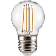 Ecola globe   LED Premium  6,0W G45 220V E27 4000K 360° filament прозр. нитевидный шар (Ra 80, 100 Lm/W, КП=0) 68х45 N7PV60ELC