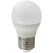 Ecola globe   LED Premium 10,0W G45  220V E27 2700K шар (композит) 82x45 K7QW10ELC