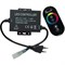 Ecola LED strip 220V RGB  RF controller (IP20) 1500W 6,6A для ленты 220V 16x8 IP68 с кольцевым сенсорным черным радиопультом RFB615KSB - фото 10918