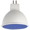 Ecola MR16   LED color  7,0W  220V GU5.3 Blue Синий матовая 47х50 M2TB70ELC - фото 11486