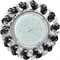 Ecola GX53 H4 5341 Glass Круглый с хрусталиками Прозрачный и Черный /Хром 56x120 (к+) FB53RYECB - фото 3108