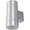 Ecola GX53 LED 8013A светильник накладной IP65 прозрачный Цилиндр металл. 2*GX53 Cатин-хром 205x140x90 FS53C2ECH - фото 3443