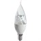 Ecola candle   LED Premium  8,0W 220V  E14 2700K прозрачная свеча на ветру с линзой (композит) 130x37 C4UW80ELC - фото 9821