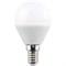 Ecola globe   LED  8,0W G45  220V E14 2700K шар (композит) 78x45 K4GW80ELC - фото 9944