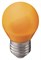 Ecola globe   LED color  2,0W G45 220V E27 Orange шар Оранжевый матовая колба 70x45 K7CY20ELB - фото 9951